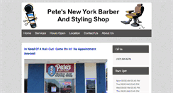 Desktop Screenshot of petesnewyorkbarber.com